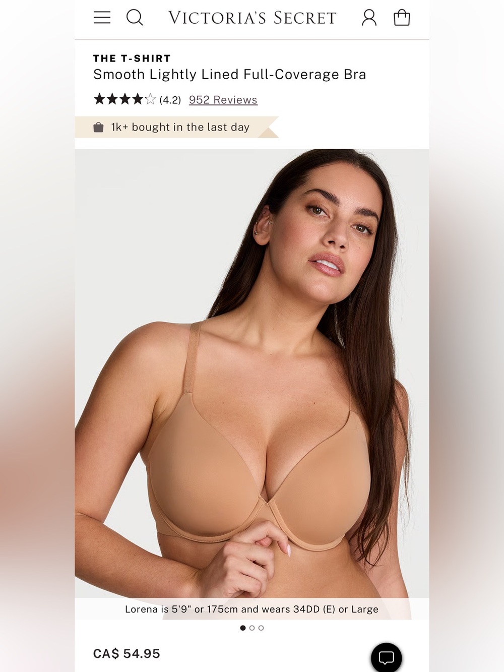 Victoria's Secret Push-up T-shirt Bra